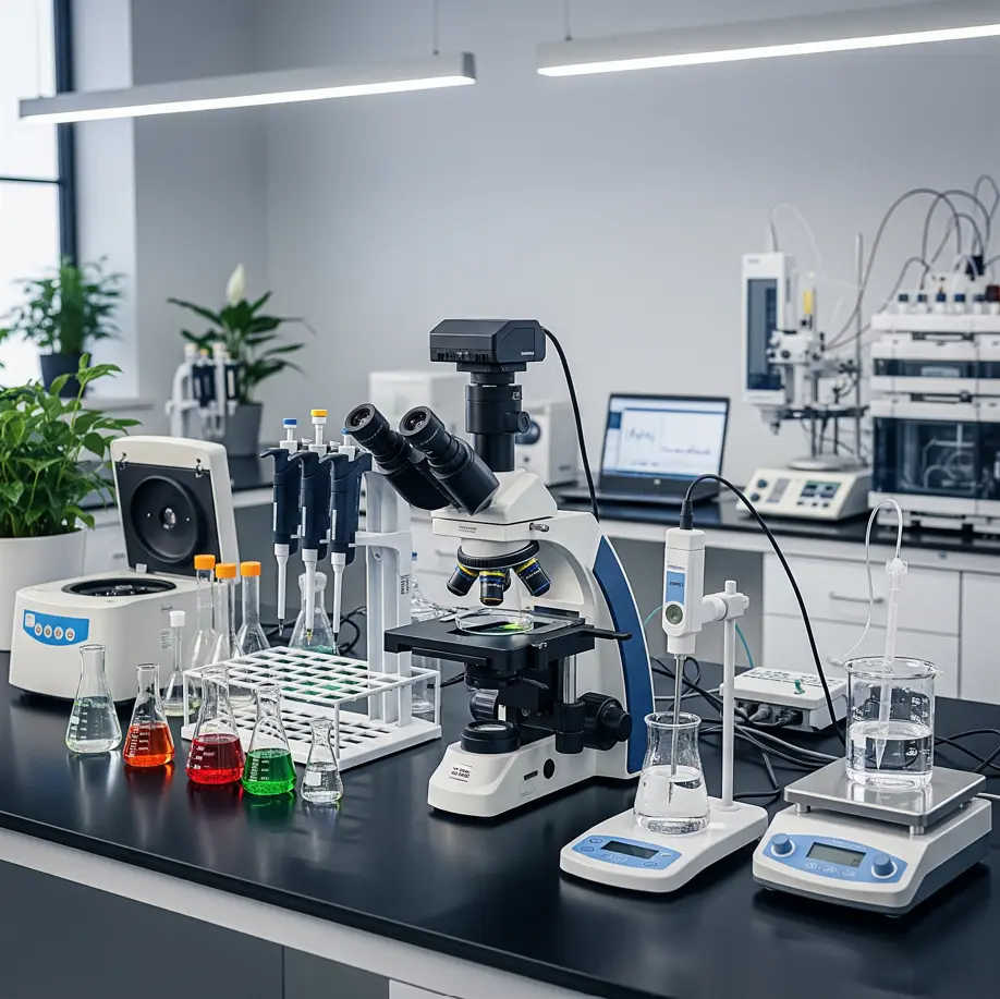 Modern laboratory with advanced equipment